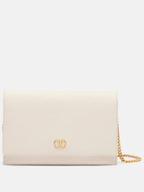 Valentino VLogo Signature Mini leather crossbody bag