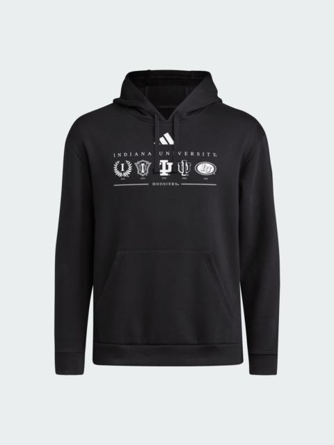 adidas Indiana University Fleece Hooded Sweatshirt