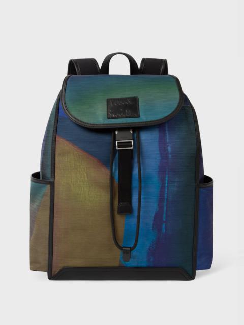 Paul Smith Recycled-Polyester 'Abstract' Backpack