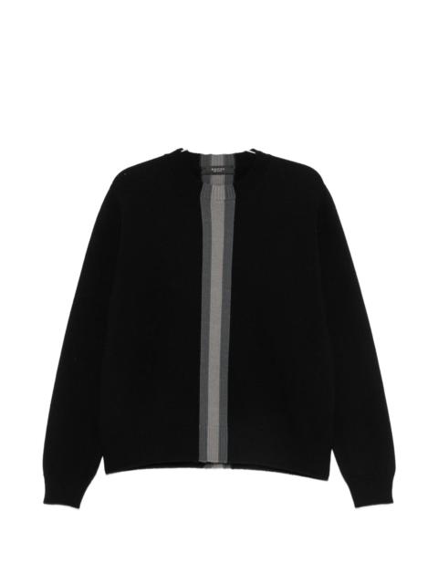 GUCCI Gucci Stripe-detail Crew-neck Sweater