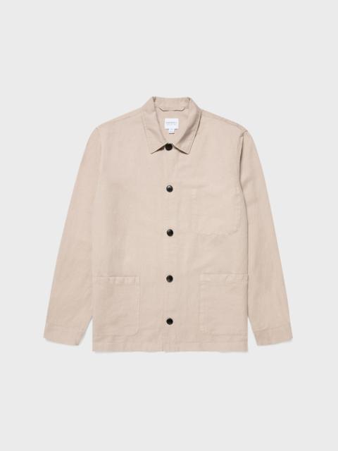 Sunspel Cotton Linen Twin Pocket Jacket