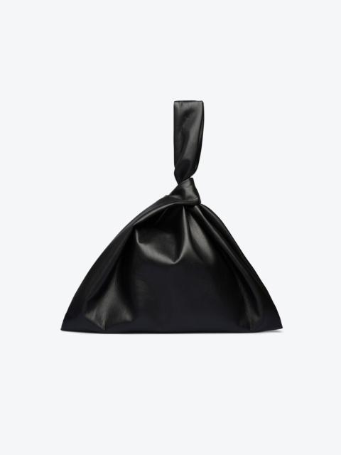 JEN LARGE - OKOBOR™ alt-leather large clutch bag - Black
