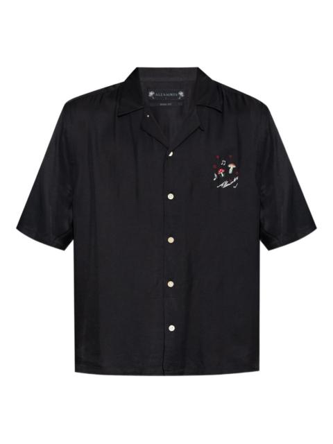 ALLSAINTS graphic-embroidered shirt