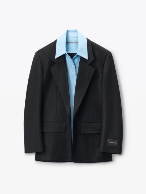 Alexander Wang Pre-Styled Oversize Jacket with Dickie