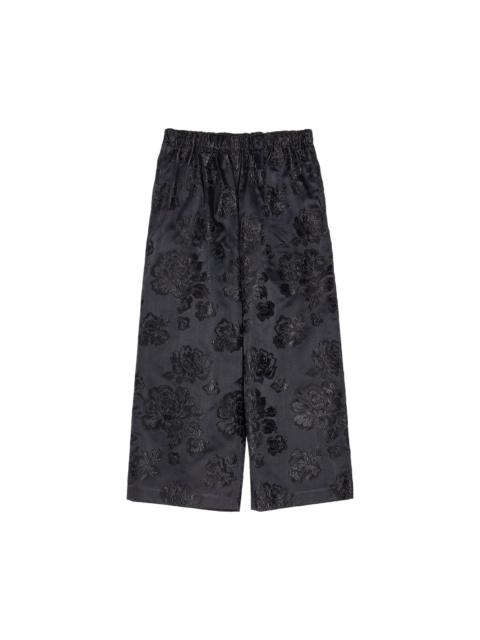 Comme des Garçons Jacquard Floral Pattern Skirt 'Black'