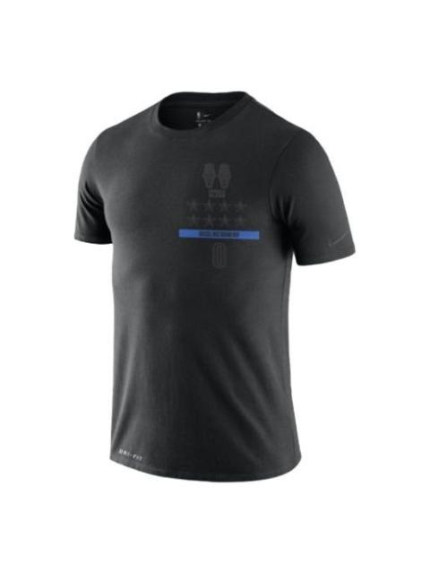Nike Nike 썬더 웨스트 브룩 MVP 스포츠 짧은 소매 블랙 BV1541-010