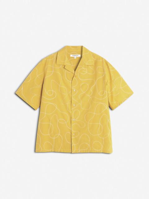 Maison Kitsuné DESA DESIGN EMBROIDERED RESORT SHIRT