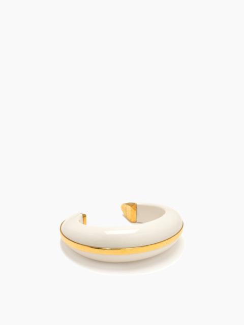 LIZZIE FORTUNATO Halo Cuff in Alabaster White