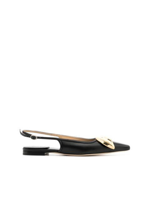 Amanda slingback ballerina shoes