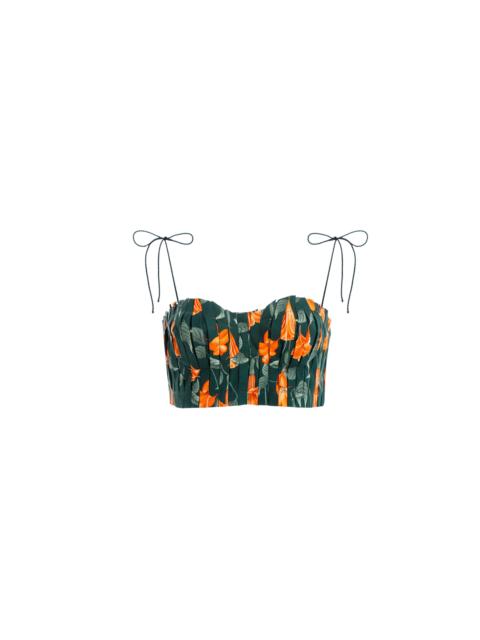 Agua by Agua Bendita Moringa Sabanero Nocturno Cropped Top