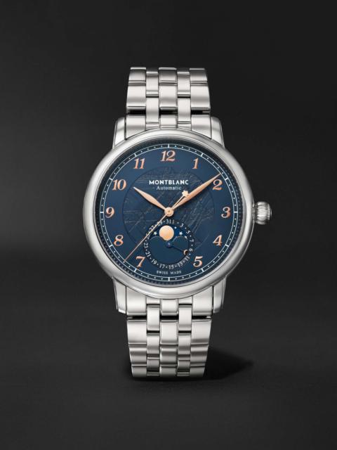 Star Legacy Limited Edition Automatic Moon-Phase 42mm Stainless Steel Watch, Ref. No. MB129631