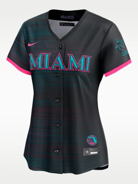 Nike Miami Marlins City Connect Women’s Nike Dri-FIT ADV MLB Limited Jersey