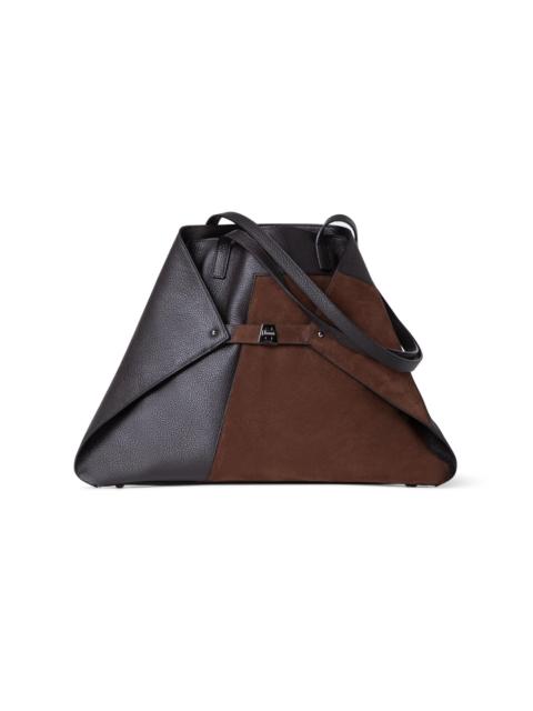 AKRIS Women's Ai Medium Leather Tote Bag - Mocca