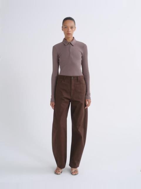 AGOLDE LUNA TROUSER IN DEEP ROAST