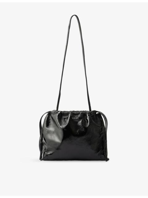 soeur Suzette Patent-Leather Shoulder Bag