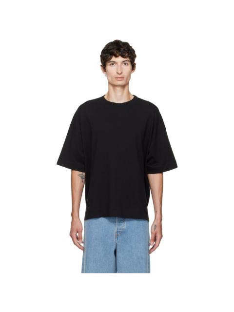 Dries Van Noten Black Dropped Shoulder T-shirt