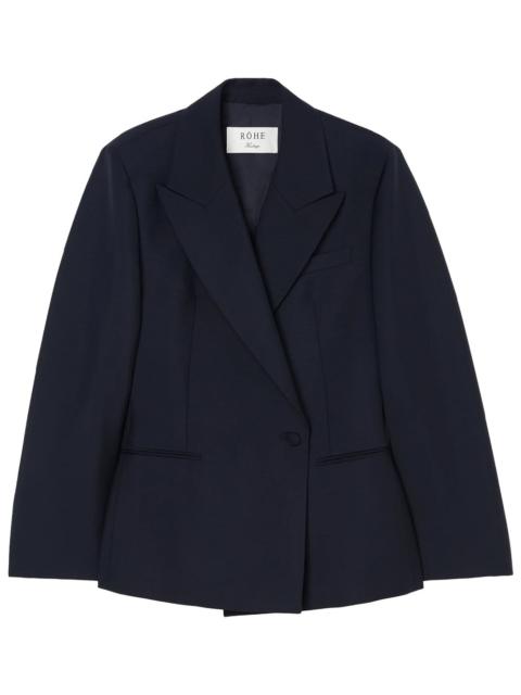 RÓHE RÓHE hourglass blazer in navy wool