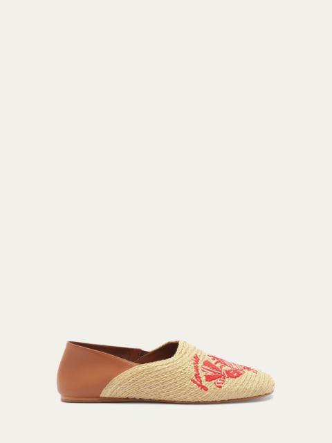 FARM RIO Raffia Flat Loafer