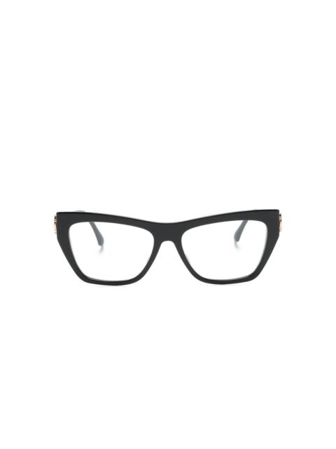 Etro Pegaso-motif butterfly-frame glasses