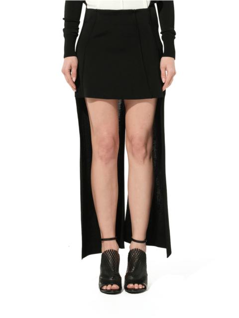 Chloé Back Panel Skirt in Black