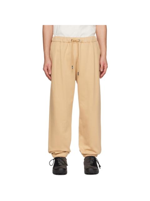 Wooyoungmi Beige Drawstring Lounge Pants