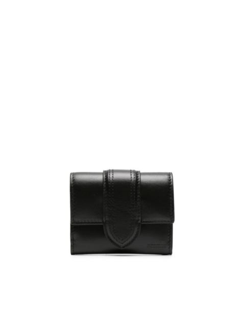 JACQUEMUS Le Compact Bambino leather wallet