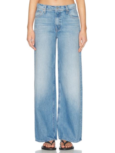 MOTHER The Rerun Zip Sneak Jeans