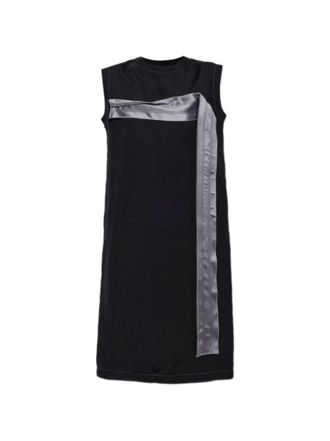 Marni contrast-trim sleeveless midi dress