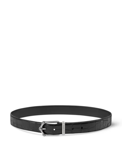 Louis Vuitton Frog 30mm Reversible Belt in Crocodile