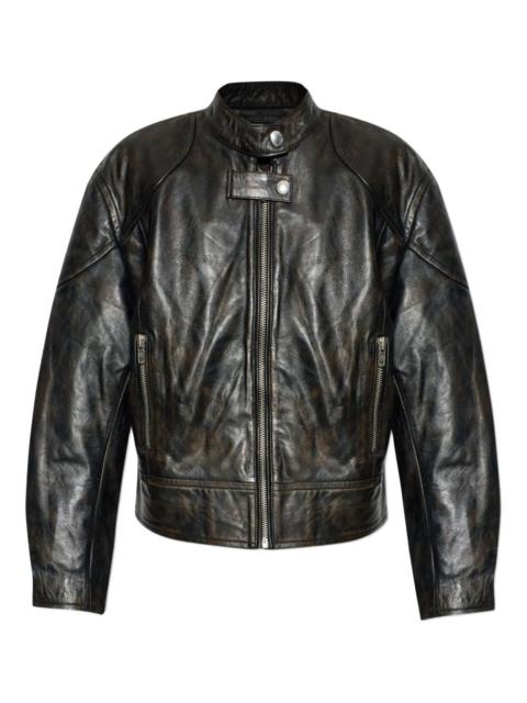 STAND STUDIO Alita zip-fastening leather jacket