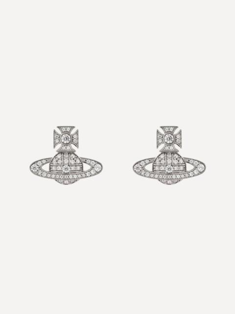 Silver-Tone Carmela Bas Relief Stud Earrings