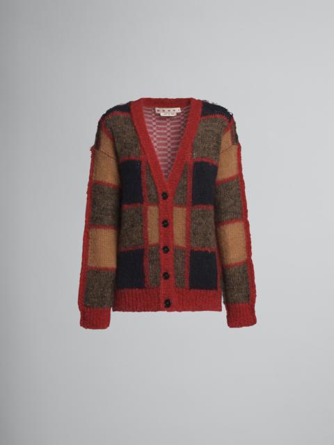 Marni MOHAIR AND WOOL LONG CARDIGAN