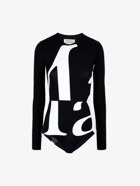 Maison Margiela Marg' bodysuit