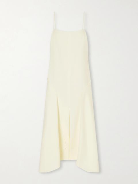 BRANDON MAXWELL The Darby Crepe Midi Dress