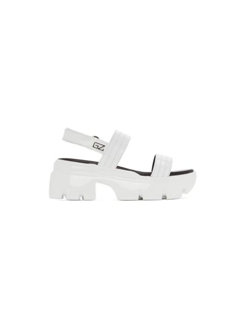Giuseppe Zanotti White Apocalypse Summer Sandals