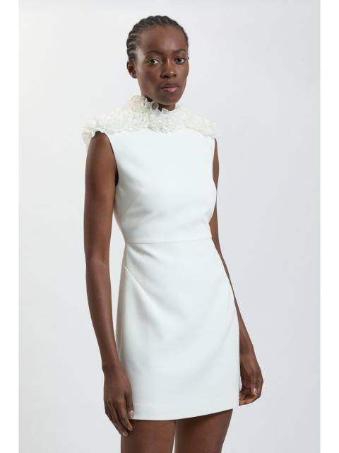 KAREN MILLEN Rosette Trim Midi Dress