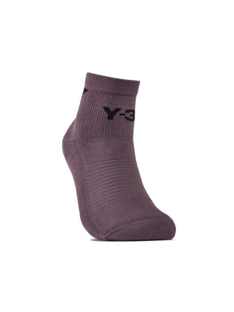 Y-3 Y-3 Logo Lo Socks in Purple