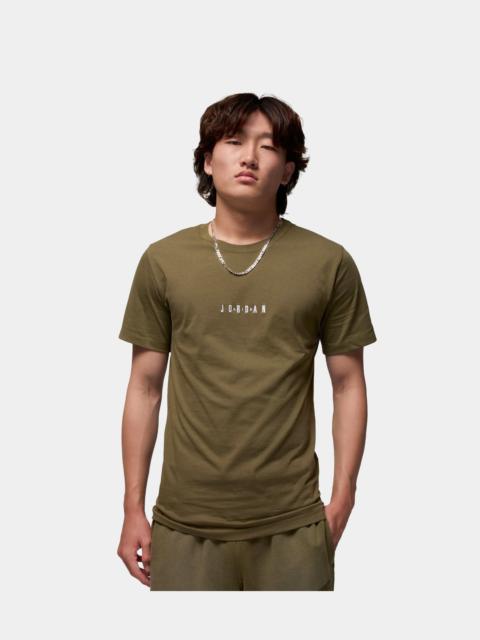 Jordan EMB Air Mens Short Sleeve Shirt (Olive/Green)