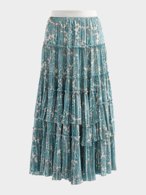 Cinq à Sept Hendrix Paisley Orianna Maxi Skirt