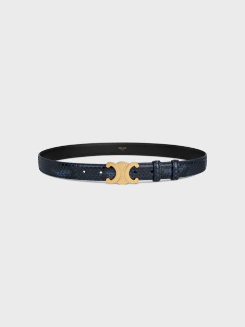 CELINE Triomphe Belt 25MM IN PYTHON