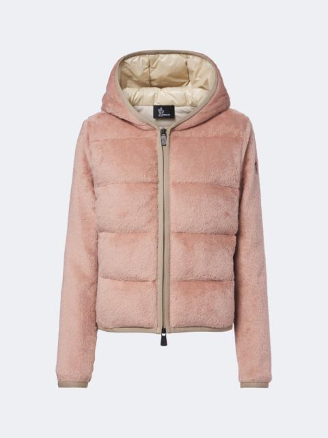 Moncler Grenoble Teddy hooded down cardigan