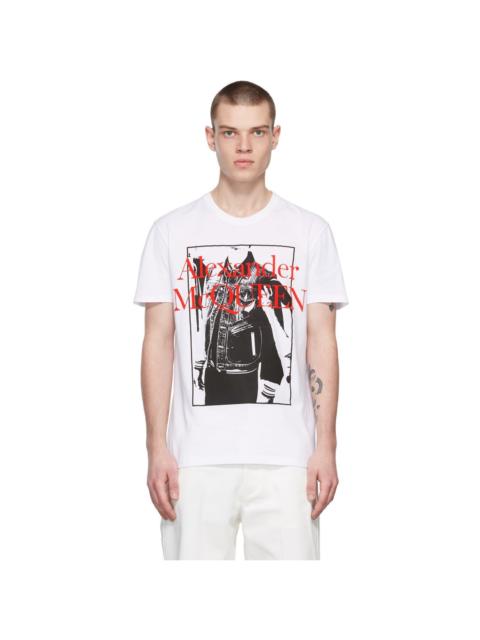 Alexander McQueen White Atelier Print T-Shirt