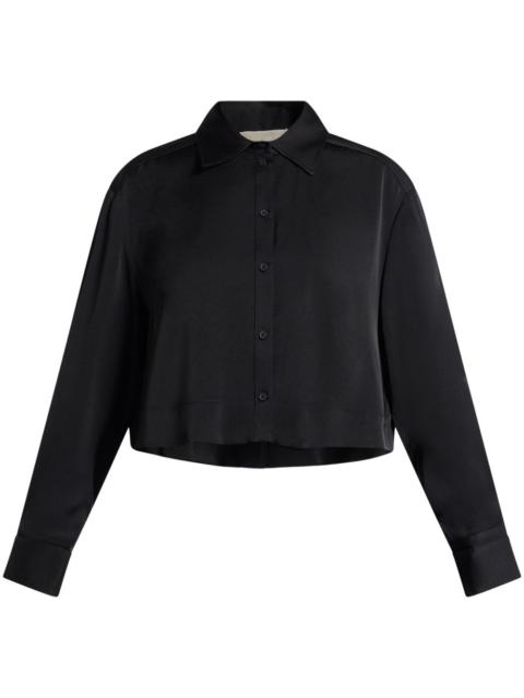 MICHAEL KORS long-sleeved satin shirt
