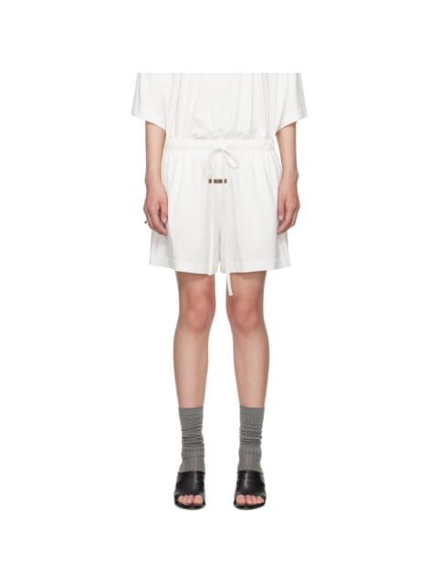 ESSENTIALS White Soccer Shorts