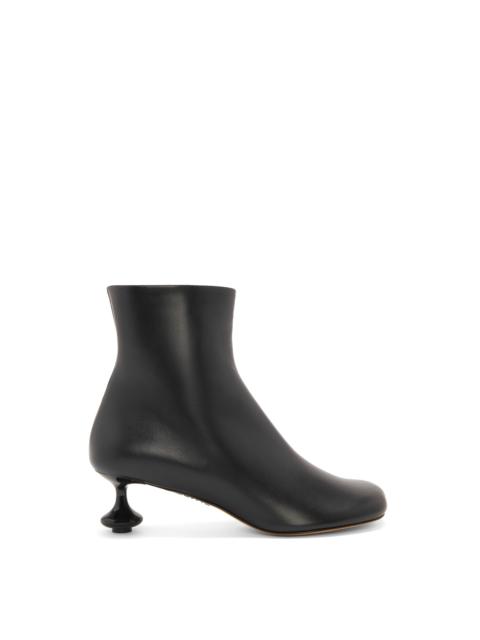 Toy ankle bootie in nappa lambskin