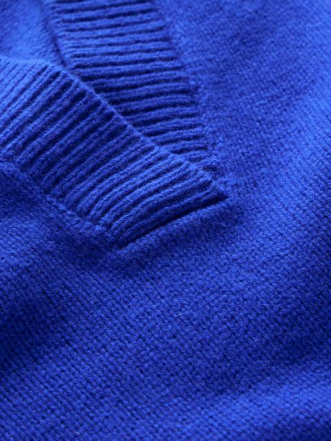 BODEN Marion Merino Henley Sweater-Blue Heron