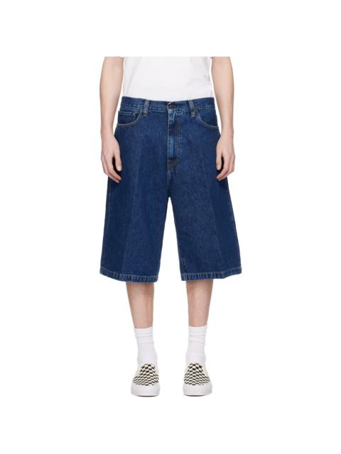 Carhartt WIP Blue Langdon Denim Shorts
