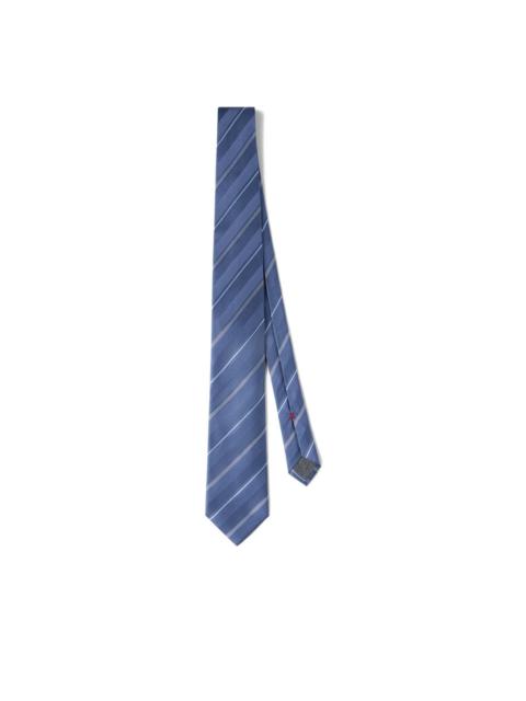 Brunello Cucinelli striped silk tie