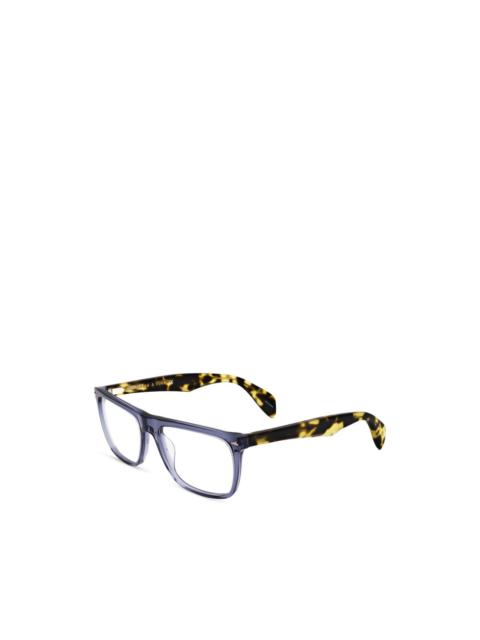 rag & bone tortoiseshell-effect rectangle-frame glasses