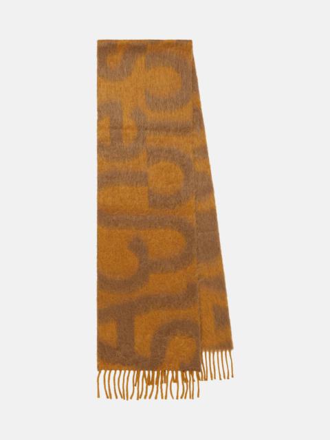 Acne Studios Logo wool-blend scarf